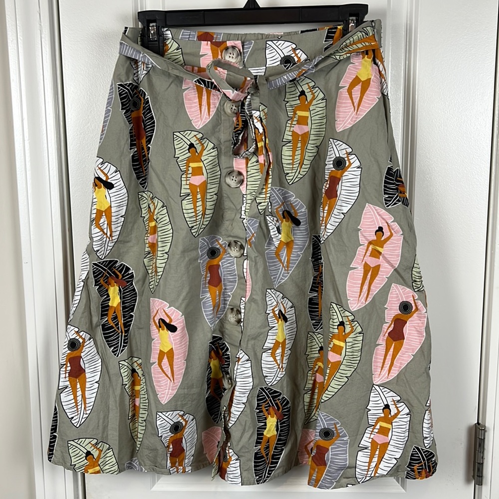 Eva Franco Sunbather Midi Skirt